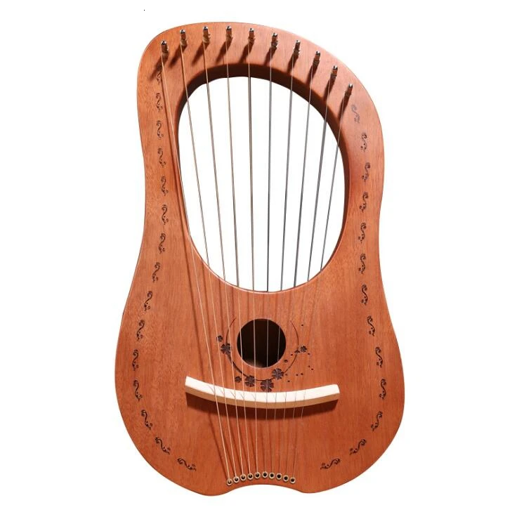 10/16 струнная древесина Lier harp металлическая ловушка Mahony твердая древесина струнный инструмент с Draagbag