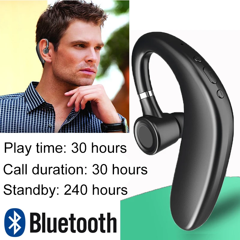 Q11, беспроводные Bluetooth наушники, стерео гарнитура, 180 мА/ч, одна гарнитура с микрофоном, деловые Bluetooth наушники для вождения, PK V9