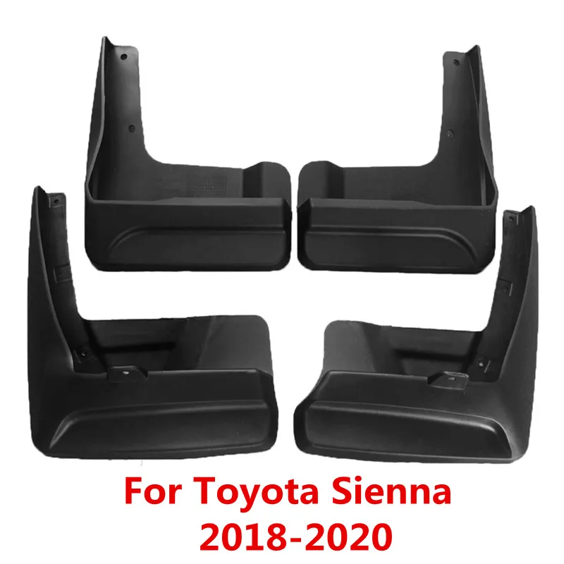 Брызговики автомобильные для Toyota Sienna- брызговики брызговик крыло брызговиков - Цвет: Sienna 2018-2020