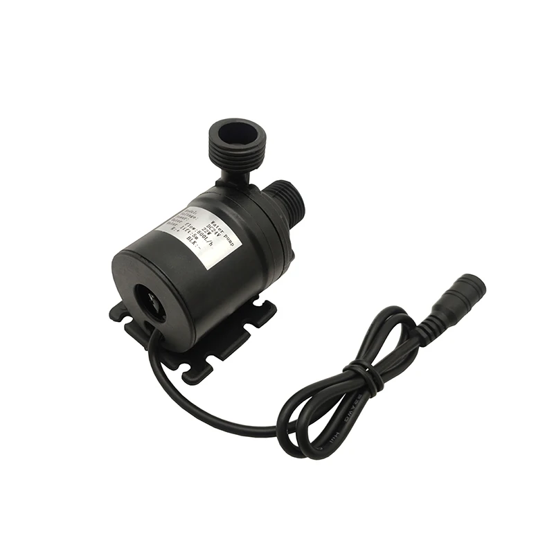 DC 12v/24v 800L/H 1/2 Micro Submersible circulation Water Pump with connection kits and EU/US adapter for Aquarium, low noise