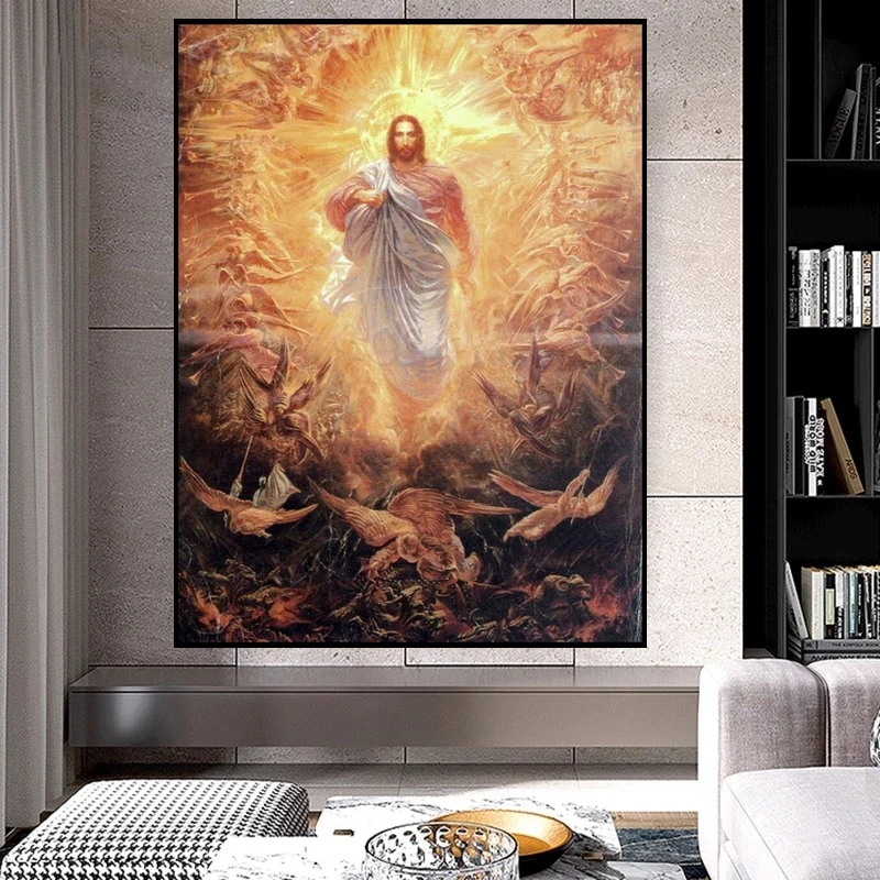 Diamond Painting Religion 5D DIY Full Square Drill Embroidery Christian Jesus Beaded Pictures Cross Stitch Home Decoration