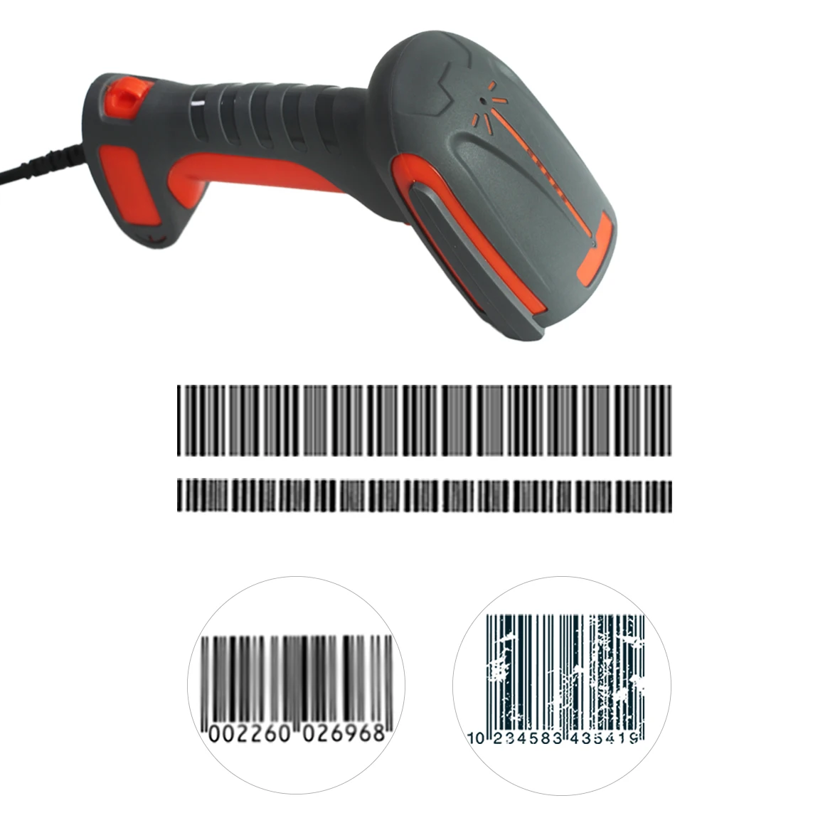 Linha de Produção do Armazém Scanner de Código de Barras Leitor de Código de Barras Wired Forte Uso Ip67 2d 4 forte leitor de código de barras