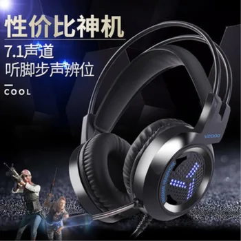 

luminous game eating chicken headset computer headset bass game music headset