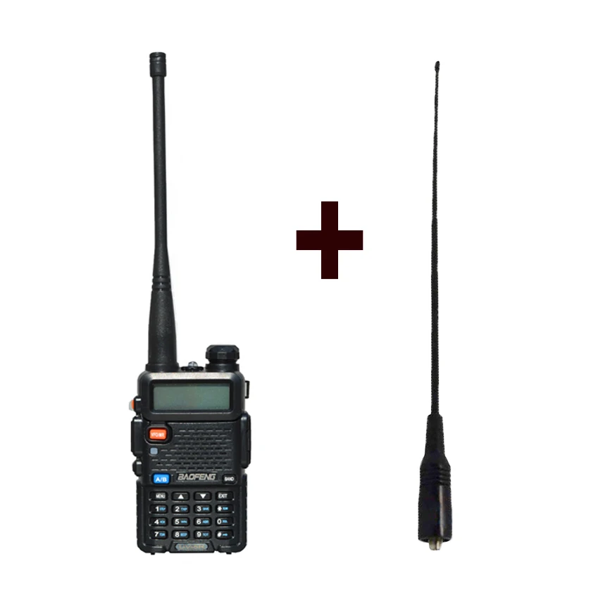 Портативное радио Baofeng UV-5R двухстороннее радио портативная рация Двухдиапазонная uv 5r с двойной широкополосной SMA-F женская мягкая антенна 771