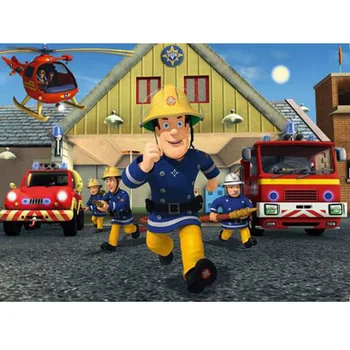 

5D DIY Diamond painting Cartoon Fireman Sam Diamond Embroidery Diamond Mosaic Picture Rhinestone decor Cartoon child Gift