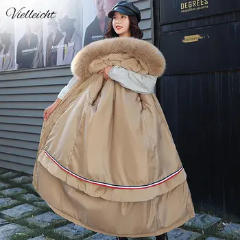 

Vielleicht Winter Women Jacket Thick Removable Lining Hooded 2020 Winter Coat Women Wadded Jacket Long Parkas Jaqueta Feminina
