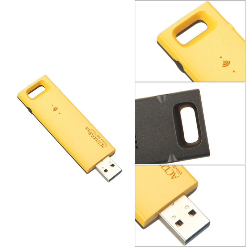 AC1200Mbps Двухдиапазонная беспроводная сетевая карта USB 3,0 Ультра-быстрая беспроводная сетевая карта