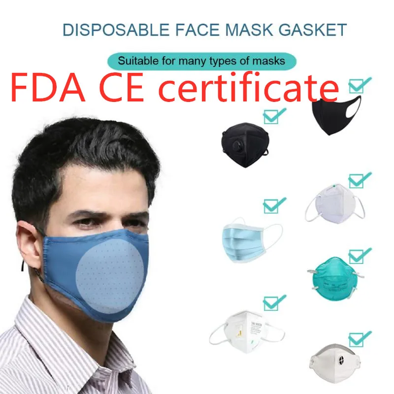 

2/10pcs Mask Filter 3 ply composite Antidust haze mask pad hole Respirator mask gasket FFP3 N95 KN95 Around Square Face mask pad