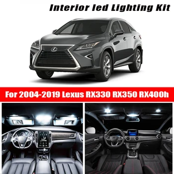 

For 2004-2019 Lexus RX330 RX350 RX400h White car accessories Canbus Error Free LED Interior Light Reading Light Kit Map Dome