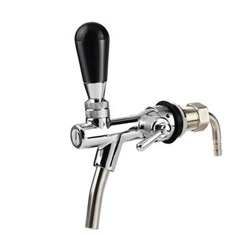 stainless steel beer wine column faucet,Adjustable Draft Beer tap with Flow Controller for Keg Tap Home brewing Dispenser,J19189