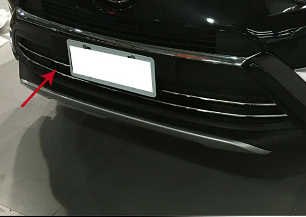 Для Toyota RAV4 нержавеющая спереди центральные решетки литой Подоконник Накладка