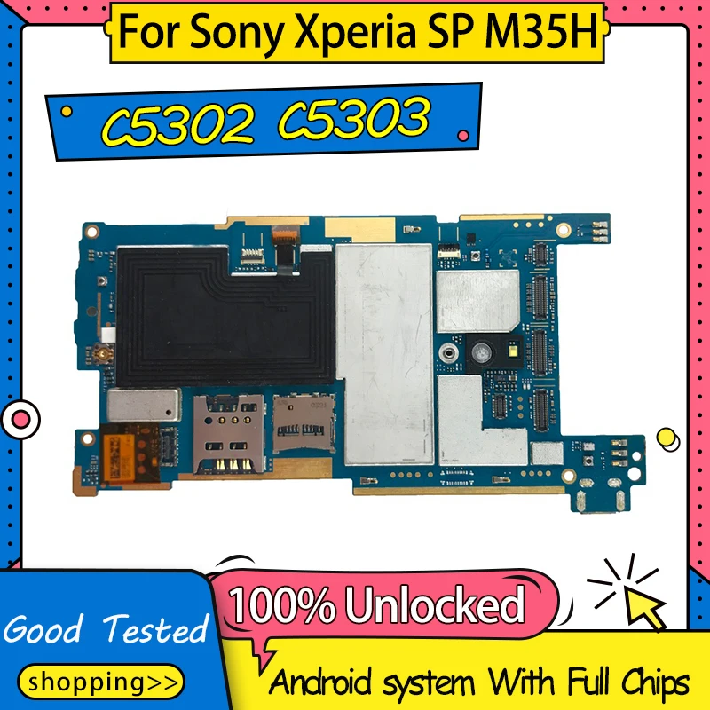 Материнская плата TDHHX 100% разблокированная материнская для Sony Xperia SP M35H C5302 C5303 с