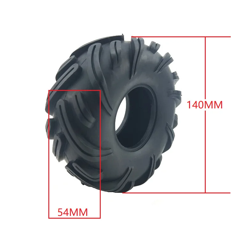 4PCS RC Rock Crawler 2.2 inch Tires Soft 140mm Tyre With Foams for Axial Wraith RR10 SCX10 Jeep Wrangler TRX-4 TRX4 2.2 WHEEL