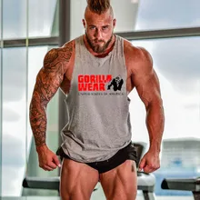 Новая хлопковая рубашка без рукавов, жилет, мужские баскетбольные тренировочный жилет для бега мужские фитнес, тренажерный зал, абсорбирующие пот Модный жилет