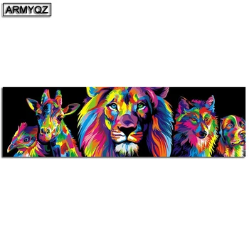

5D DIY Diamond Painting nouveaute 2019 2020 Animal Lion Cross Stitch Full Square Picture Of Diamond Embroidery Mosaic Handicraft