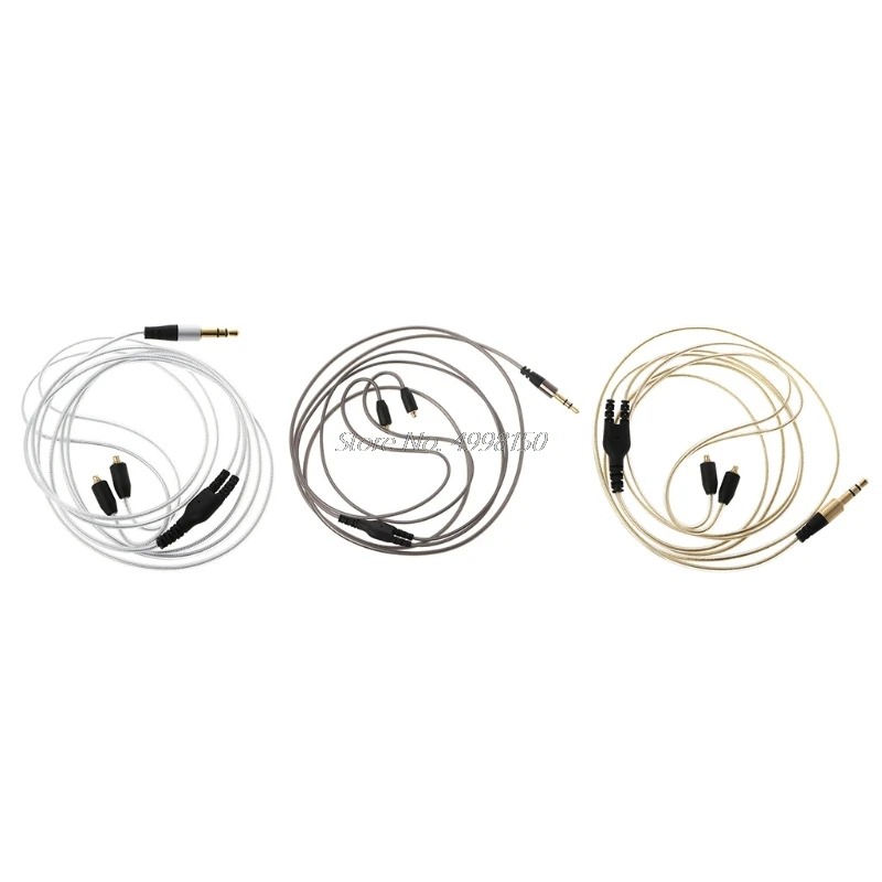 Новый MMCX кабель для Shure SE215 SE315 SE535 SE846 наушники Кабели Шнур Прямая