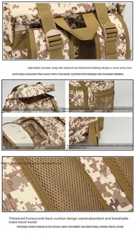 Waterproof Molle Bags Tactical Backpack  Military ags Backpacks for Hiking Camping Hunting Travelling B 5