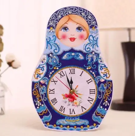5 clock Новые 3D алмаз особенной формы вышивка Сова Единорог настенные часы 5D алмазная живопись крест вышивка часы декор из алмазной мозаики - Цвет: 5 clock