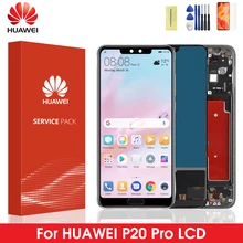

NEW ERQI 2022 100% Test 6.5'' Screen For Huawei P20 Pro LCD Touch Screen Digitizer With Fingerprine Assembly For Huawei