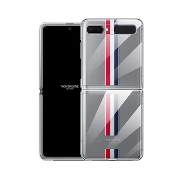

Hard PC Clear Crystal Phone Shell for Samsung Galaxy Z Flip Mobile Phone Accessories Shockproof Protective Back Cover Skin Case