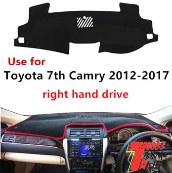 

Taijs right hand drive car dashboard cover for Toyota 7th Camry 2012-2017 dacron anti UV auto dashboard carpet mat for Toyota