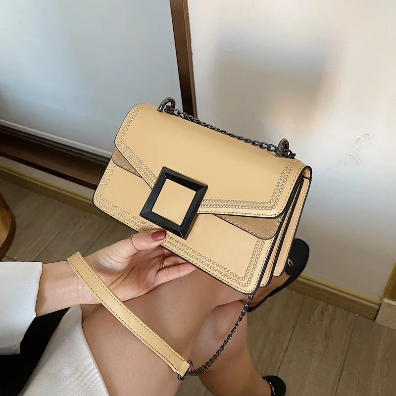 

Designer Bags Famous Brand Women Shoulder Crossbody Bags 2020 High Quality Leather Female Handbag Chain Bolsa Feminina Brown