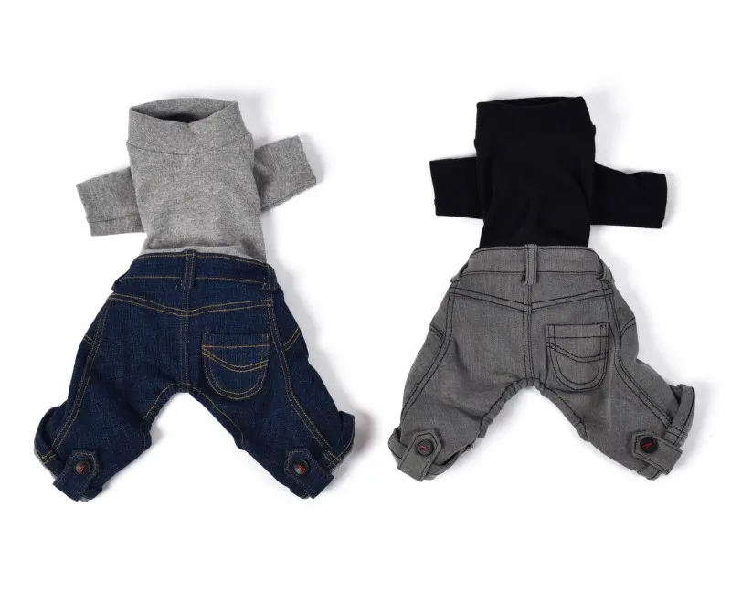 dog jumpsuits jean clothes (9)