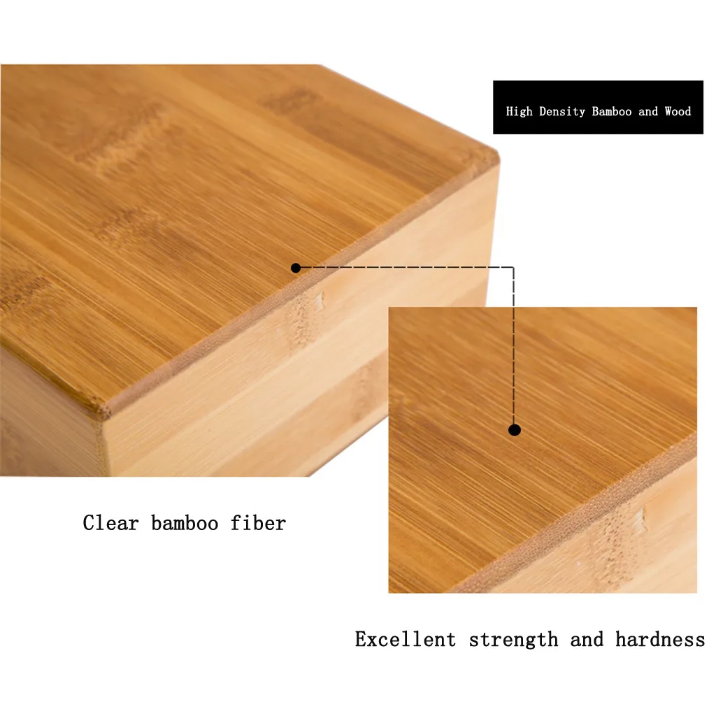 1pc bamboo yoga blocks 9x5.9x2.95 inch Wooden-Life women Yoga Block Bamboo Handstand Block Support Brick to Poses yoga blocks