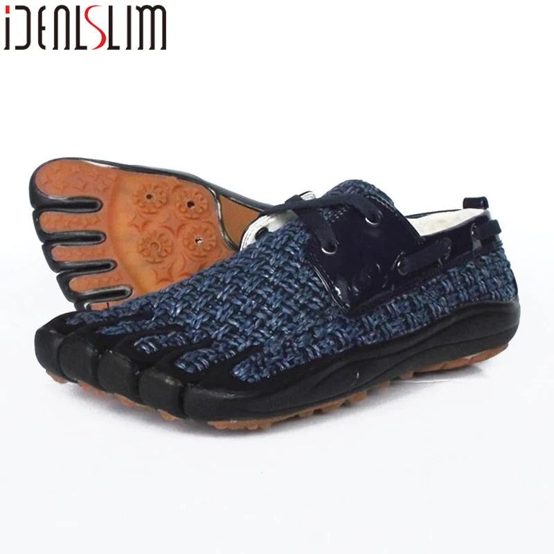 IDEALSLIM/5 пальцев обувь для прогулок в тренажерном зале мужские Нескользящие