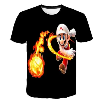 

2020 Summer 'S Latest Harajuku Classic Game Mario Boys T -Shirt Mario Brothers 3d Children 'S Clothes Hip Hop T -Shirt Street St
