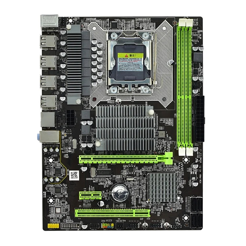 Материнская плата X58 для компьютера системная 1366-Pin DDR3 RECC настольного Игровая