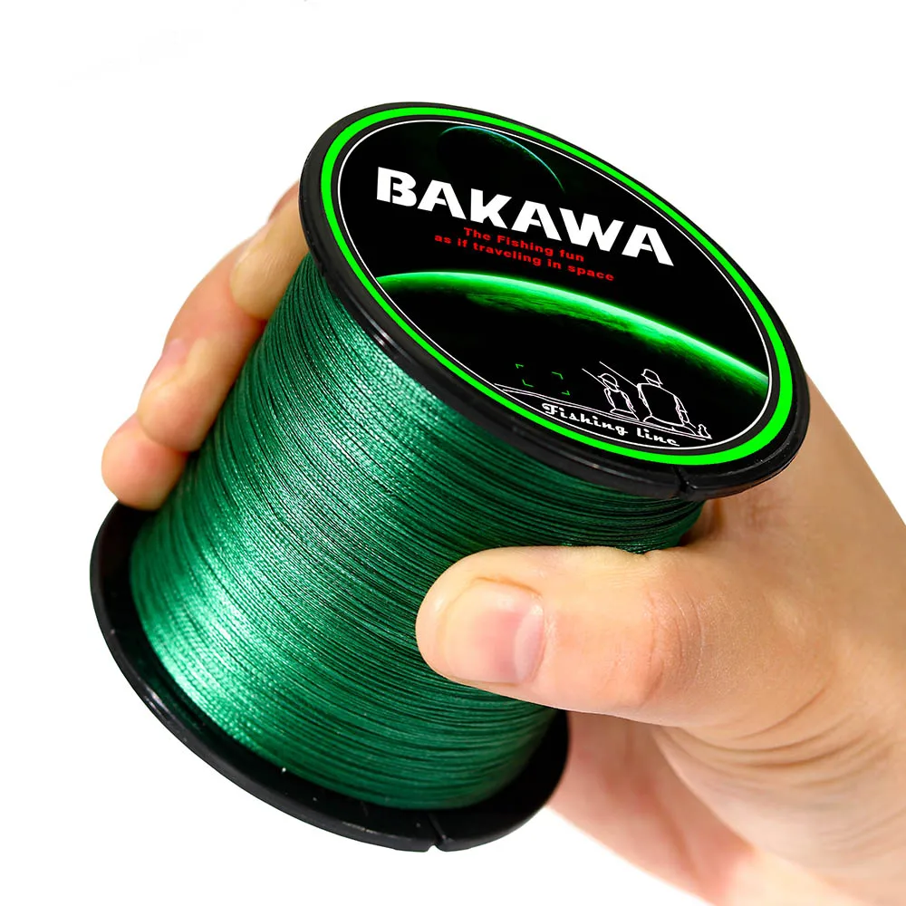 BAKAWA PE 4 нити плетеная леска японская супер многонитевая соленая 300 м 500 1000