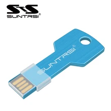 Wholesale USB Flash Drive 4G 8GB 16GB 32G Metal Pendrive Waterproof Pen Drive USB 2.0 Memory U disk Key Memory Stick Flash Gift
