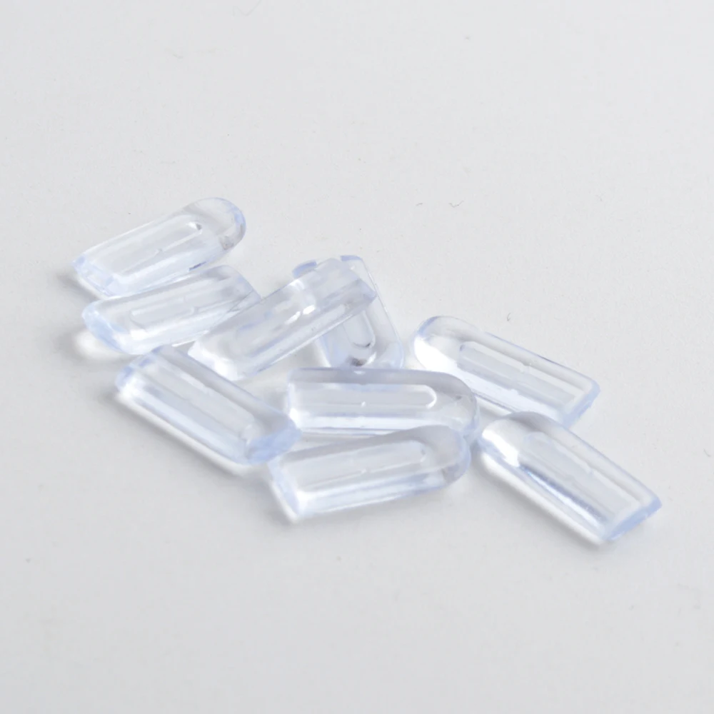 50Pairs(100pcs) Insert type Anti Slip PVC Nose Pads For Eyeglasses Sunglass Glass Spectacles Eyewear Glasses Nose Pads