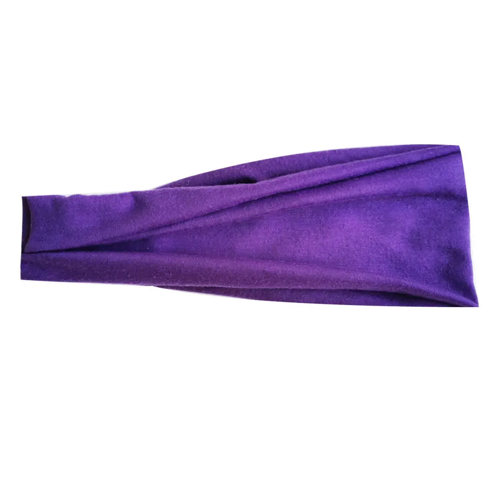bridal hair clip Women Headband Solid Color Wide Turban Twist Knitted Cotton Sport Yoga Hairband Twisted Knotted Headwrap Hair Accessories mini hair clips