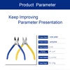 xintylink Diagonal Cutting Pliers 5 6 Inch Wire Stripping Tool Cutter Cable Burrs plastic Nipper Electricians DIY Repair Hand 3
