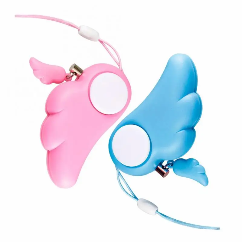 

Angel shape Self Defense Alarm 90dB Girl Security Protection Alert Personal Safety Scream Loud Emergency Alarm