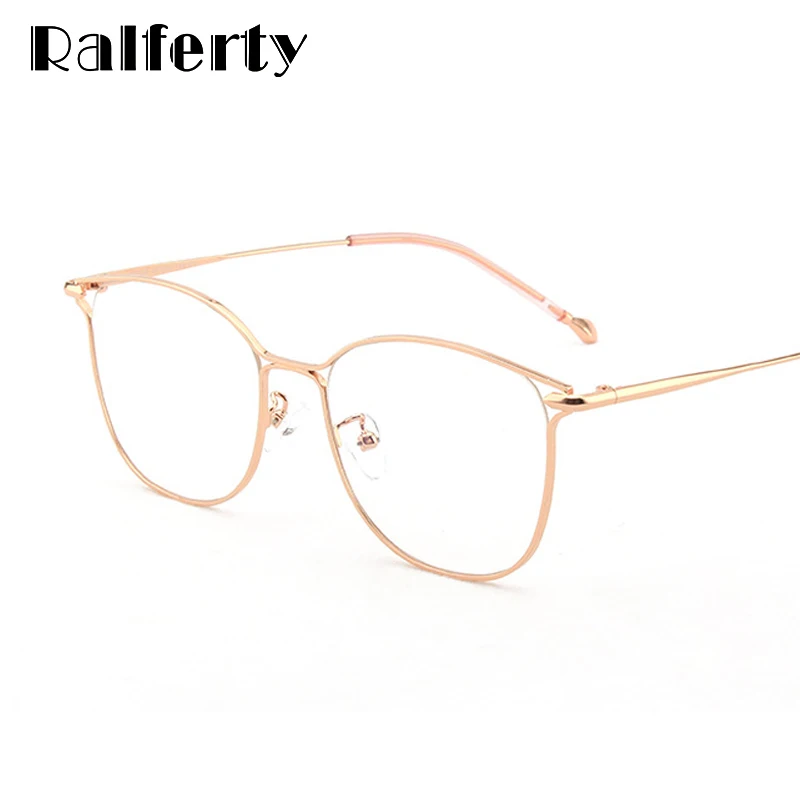 

Ralferty Womens Eyeglass Frame Blue Light Glasses For Computer No Diopter Glasses Points 2019 Cat Eye Optical Spectacle K28039