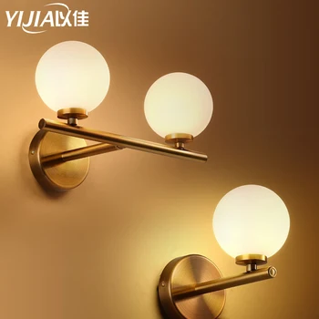 

Nordic Simple Wall Lamp Modern Living Room Decor Wall Light Bedroom Bathroom Mirror Lamps Corridor Lighting for living room