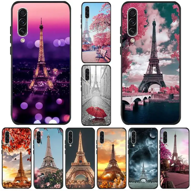 

Romantic Paris Eiffel Tower Phone Case coque cover For Samsung Galaxy note A 21s 31 50 51 71 30 20 10plus S 10 9 20 J4 2018