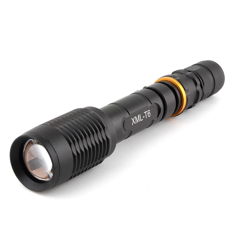 

flashlight High power 1200LM lighting 10W T6 LED bulb flash light torch 18650 battery charging flashlamp waterproof camping