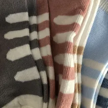 5 par/lote de algodón suave para niños de otoño e invierno calcetines bebé niña linda y cálida caricatura de puntos medias deportivas a la moda regalo de los niños