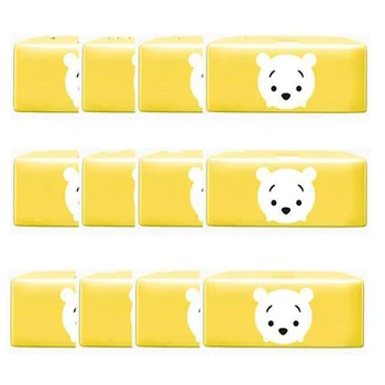 

12 Packs of Bamboo Pulp Pumping Toilet Paper Available for Mother and Babies Soft Hand Towels Toilet Paper Tissue Napkin