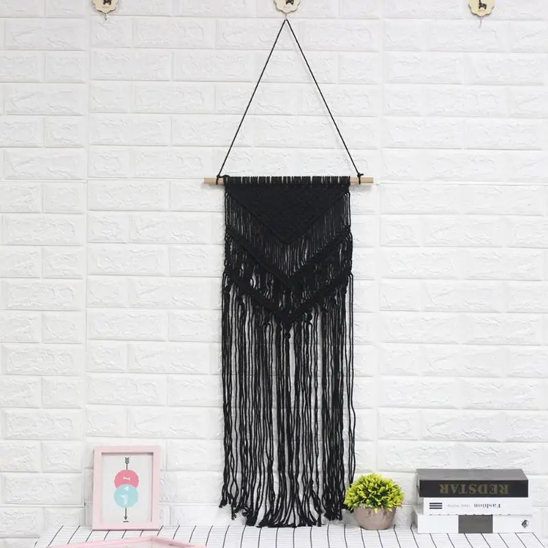 Macrame Wall Hanging Tapestry Bohemian Cotton Rope Boho Tapestry Apartment Dorm Living Room Art Decor Craft Home Decor