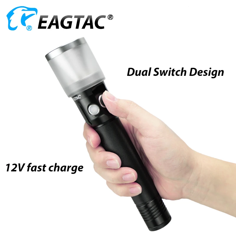 EAGTAC SX30L2-DR пятно диффузор светодиодный вспышка светильник 2640 Люмен двойной переключатель Рабочий фонарь Тактический Перезаряжаемые светильник запатентованная конструкция