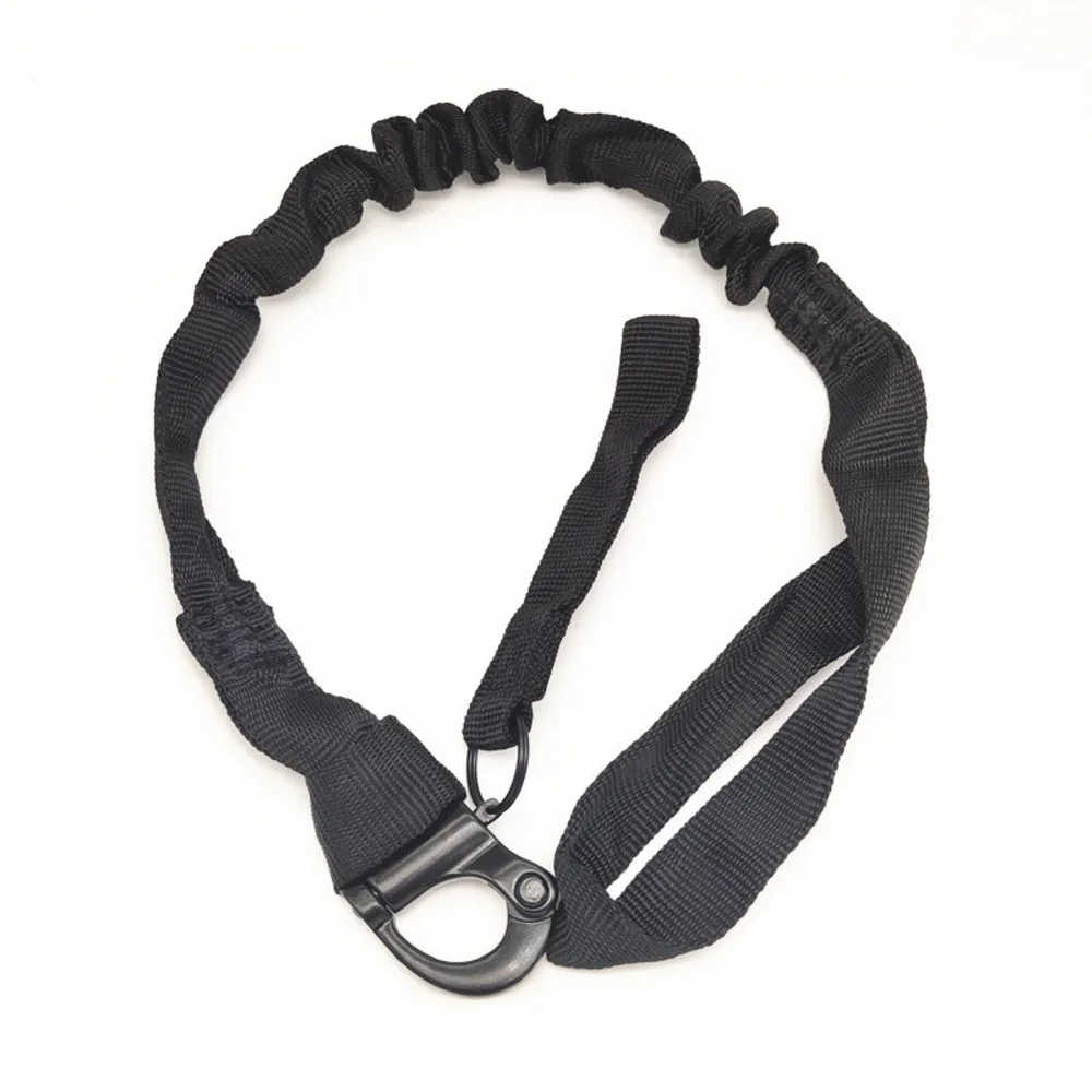 

Black clay outdoor multi-functional nylon strap task tactical gun rope