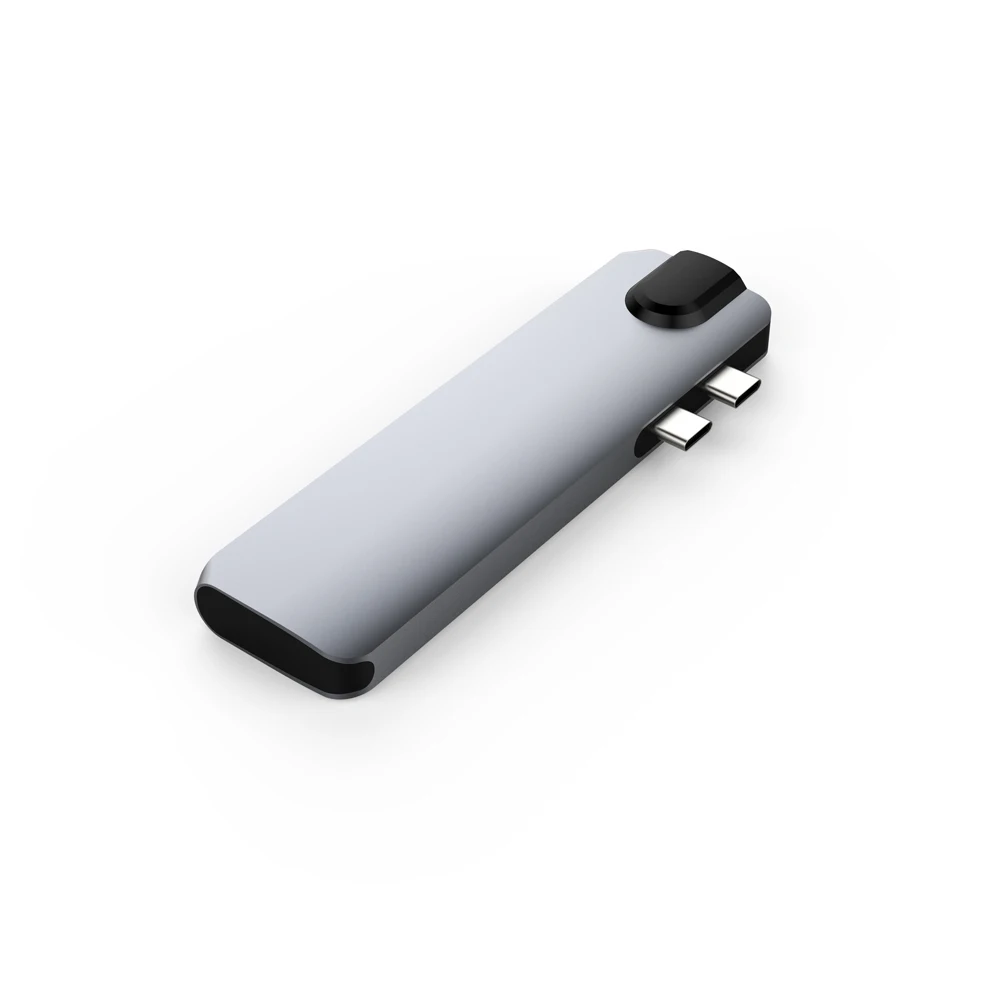 USB C концентратор type-c Thunderbolt 3 адаптер к HDMI 4K RJ45 Gigabit Ethernet с 1000 Мбит/с USB 3,0 USB-C порт зарядного устройства для Macbook Pro
