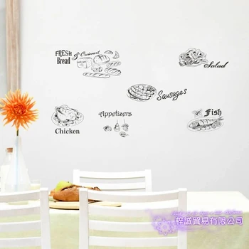 

Restaurant Food Decal Pizza Sticker Poster Vinyl Art Wall Decals Pegatina Quadro Parede Decor Mural Pizza Sticker