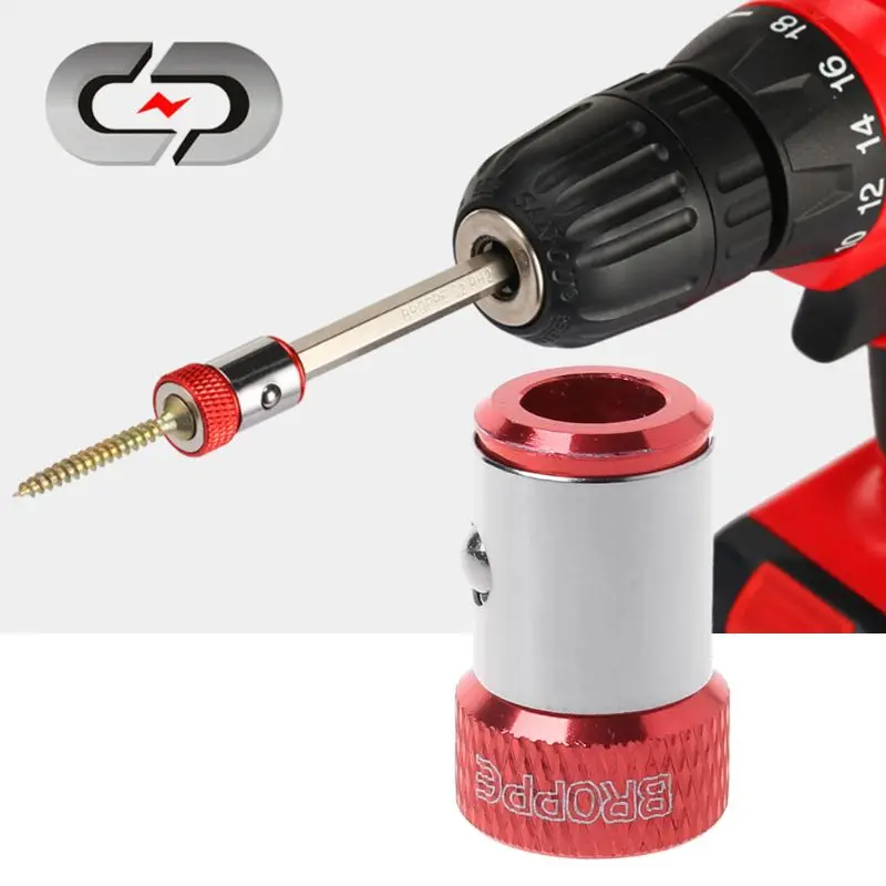 

2020 1/4" 6.35mm Metal Strong Magnetic Ring Magnetizer Screw Electric Phillips Screwdriver Bits /Color Random