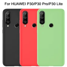 Для huawei P30 P20 Lite чехол из жидкого силикона мягкая задняя крышка для huawei P30 Pro mate 20 30 Lite Honor 8X V30 Pro Nova 6 SE чехол